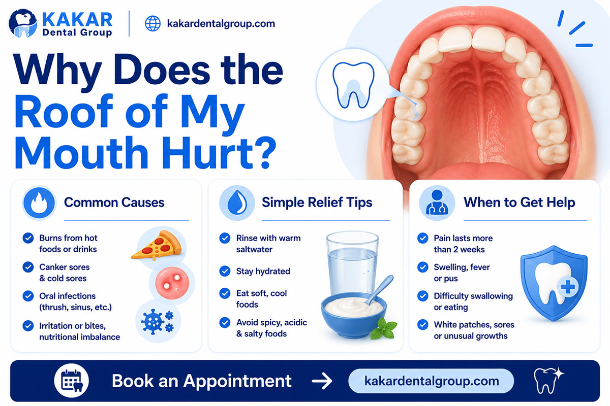 roof of mouth hurts