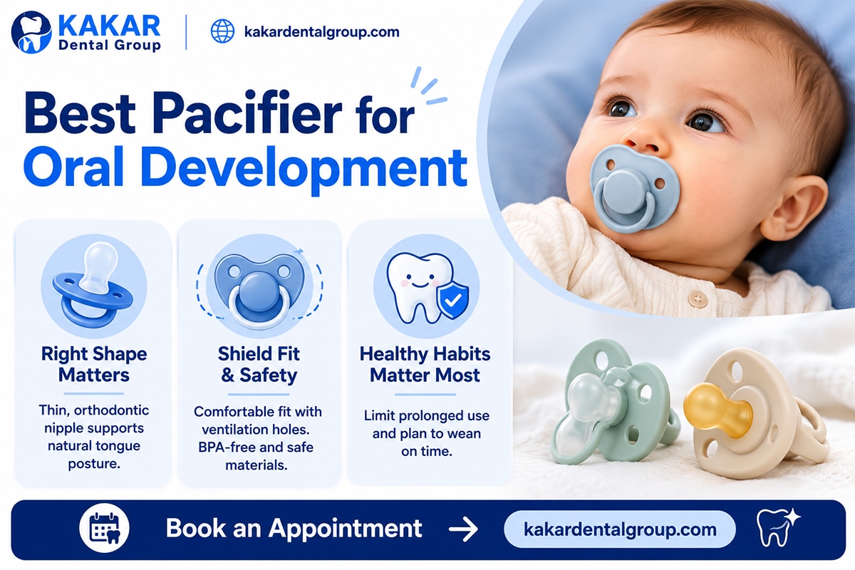 best pacifier for oral development