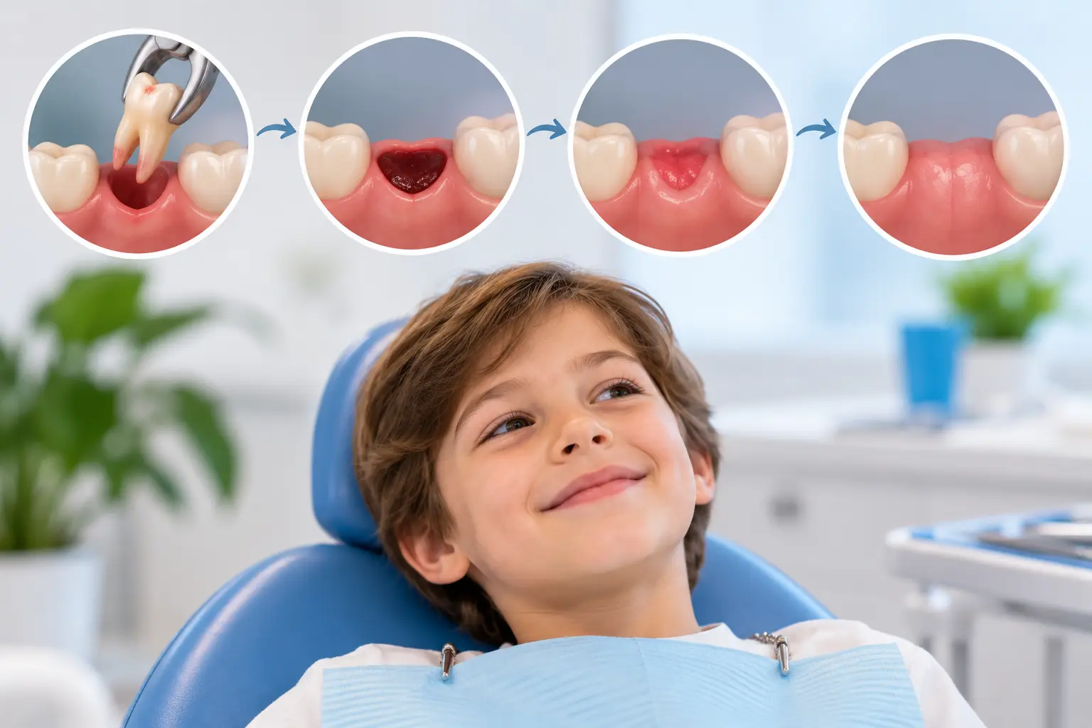 tooth extraction healing stages
